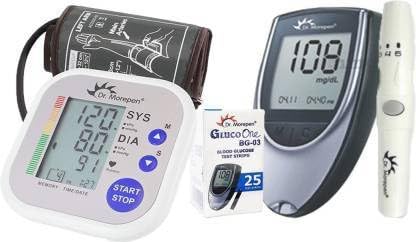 SURYA TEC Dr. More-pen Healthcare Combo Of Bp 02 Machine, Glucometer And 25 Strips Pack Bp Monitor Bp 02 Machine, Glucometer And 25 Strips Pack Bp Monitor Bp Monitor (White) (B0DD47K875) Amazon Price History, Amazon Price Tracker