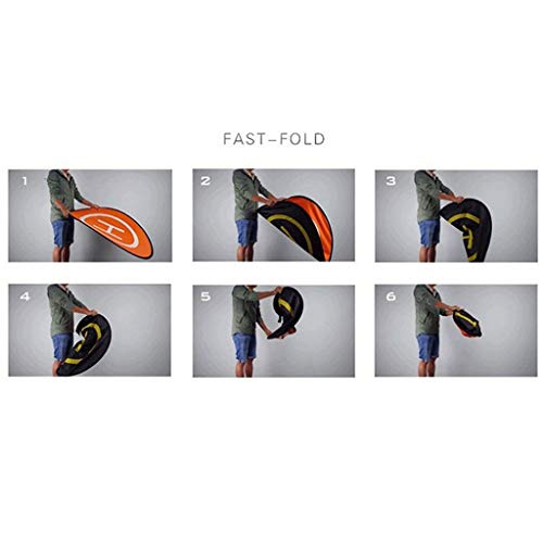 DJYILUF Drohne Landeplatz für DJI Mavic NEO/Mini 4K /Air 3S/ Mini 2 /FPV, 75cm Universal Wasserdichtes Faltbares Lande Pads für DJI Air 2S/ Mavic 2 Zoom, Doppelseitig Farbe Design – Bild 5