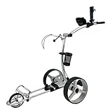 NovaCaddy Remote Control Electric Golf Trolley Cart, X9RD, Silve, 12V Lead-Acid Battery