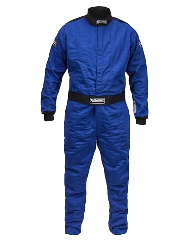 ?Allstar Performance ALL935026 Driving Suit - 1-Piece - SFI 3.2a/5 - Multi Layer - Fire Retardant Fabric/Nomex - Blue - 2X-Large - Each