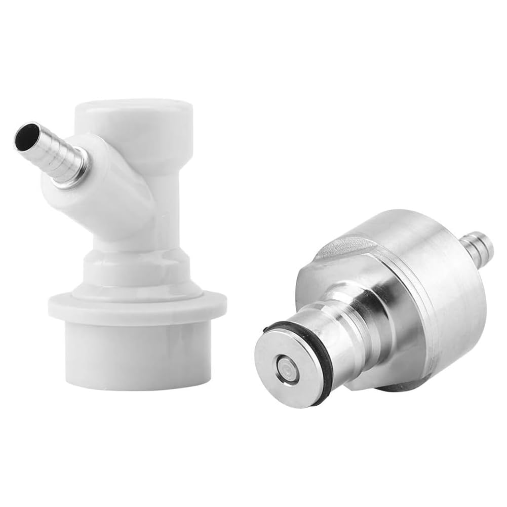 CTRLZS Carbonation Stainless Steel Carbonator with 1/4" Liquid Lock Disconnect for Hot Homebrew Soda Water Carbonated Beer