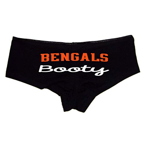 Sexy Girl Rock Cincinnati Fan Panties – Valentine’s Day Gift for Girlfriend Game Day Underwear Black