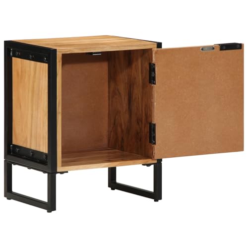 Meuble de nuit industriel 40x30x50 cm pour optimiser les petits espaces - 3