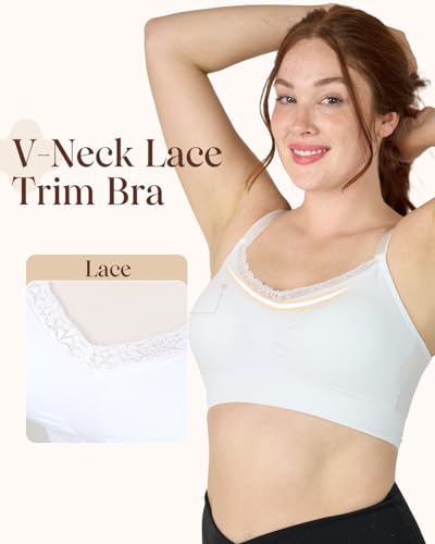 Coobie Lace V-Neck Bra for Women4