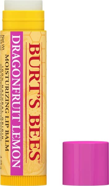 Burts Bees Dragonfruit Lemon Moisturizing Lip Balm Unisex 0.15 oz (I0115832)