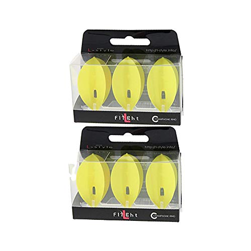 Ailettes de fléchettes Lstyle L2 Pro forme larme pour éviter les déviations de trajectoire