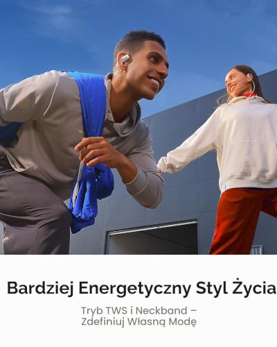 Baseus Eli Sport 1 słuchawki douszne Bluetooth, kierunkowa akustyka, pełne brzmienie basów, ultralekkie, wodoszczelność