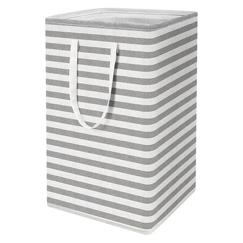QWWQYDY Cestas Almacenaje Cesta de lavandería de tela impermeable, caja de almacenamiento sencilla for ropa y artículos diversos, bolsa plegable, cesta de lavandería de gran capacidad(Color 2)