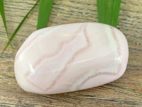 ZnranyiiXY Pink Mangano Calcite Tumble Stone Fluorescent Gemstone Mineral Specimen Chakra.