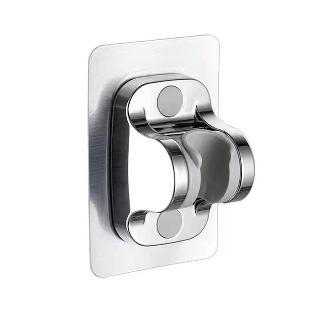 Soporte de cabezal de ducha ajustable Boquilla soporte de mano Punch-Free 90 grados rotación Soporte de ducha(3-Pack)