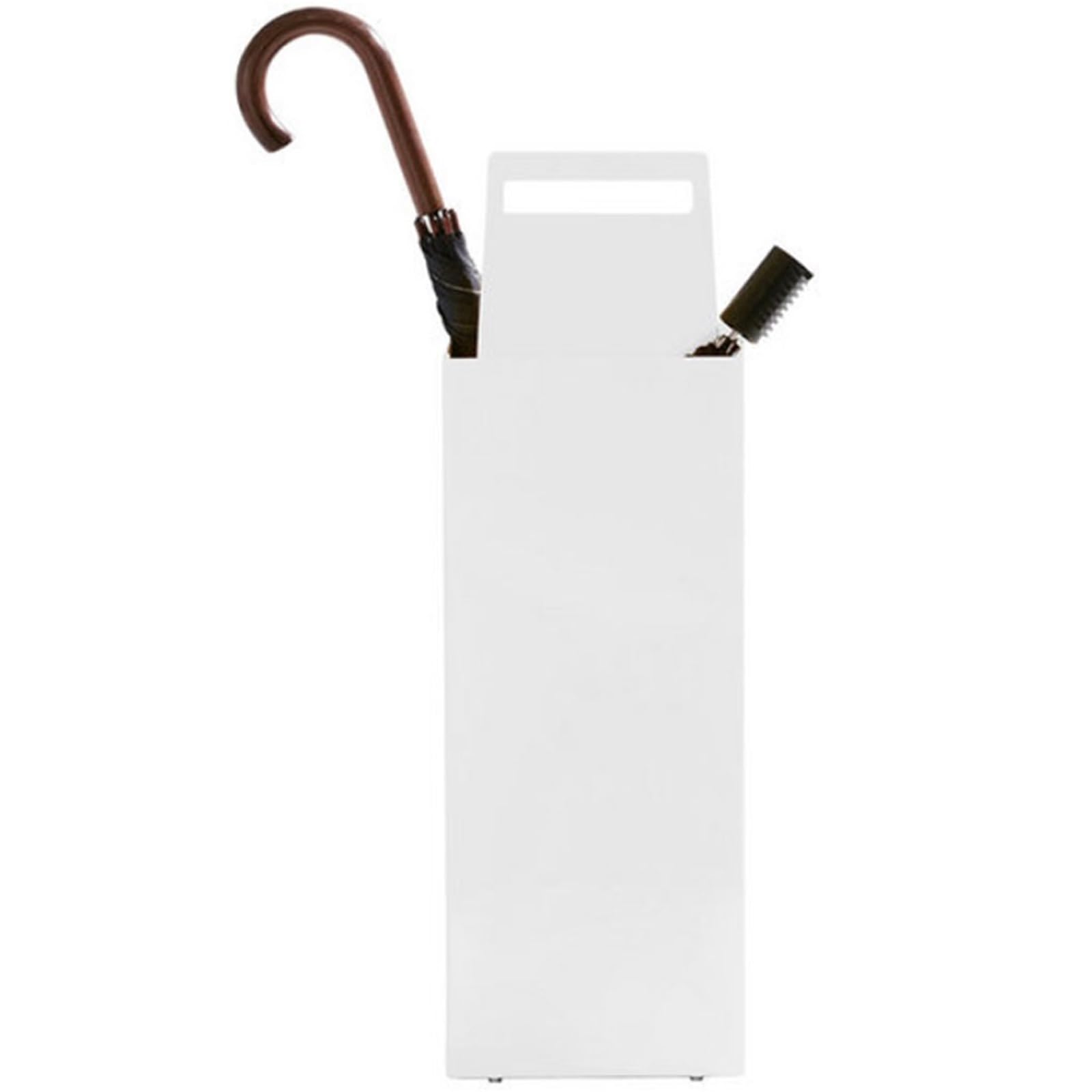 SBJKLYRN umbrella stand, Umbrella Basket For Entryway Minimalist, Freestanding, Tall Commercial, With Handle(White)