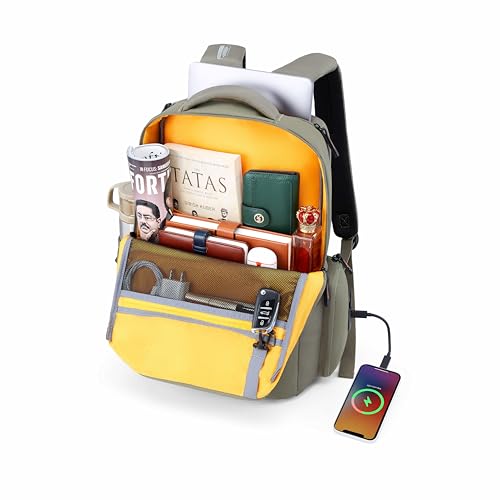 Image of American Tourister Zork Edge | 24.5 Ltrs | 2 Compartments | Bottle Pocket | Ergonomic Padded Back Panel & Shoulder Straps | Executive Backpack | 1 Year International Warranty | Green