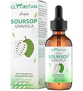 Soursop Graviola Liquid Drops 1800mg: Organic Graviola Leaf &amp; Fruit Extract High Absorption for C...