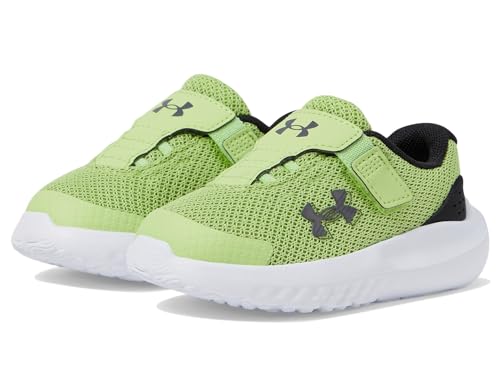Under Armour Boys' Infant Surge 4 Alternate Closure, (300) Morph Green/Black/Castlerock, 6K, US