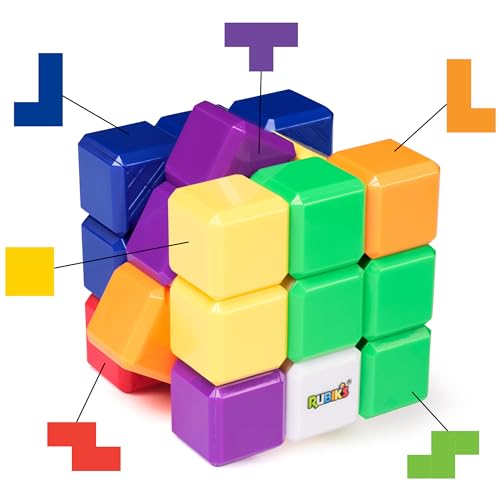 Image of Rubik's Cube Tetris Edition 3x3 Cube Shapeshifting Puzzle Game Brain Teaser