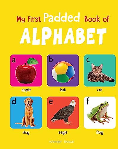 My First Padded Book of Alphabet: Early Learning Padded Board Books for Children