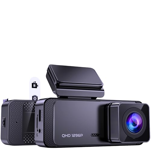Dash Cam 1296P Front Dashcam, V300 WiFi Dash Camera for
