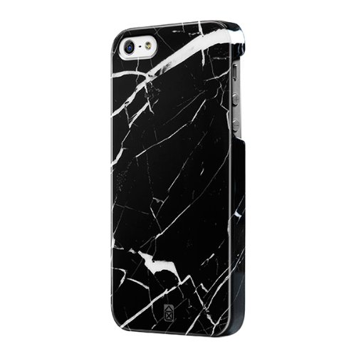 Trendy Element Collection Clip on Case for iphone 5/ 5S by Case Scenario - Black Marble