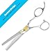 Equinox International, Professional Hair Scissors, Japanese Stainless Steel-Barber Hair Cutting Texturizing Thinning Razor Edge Series Teeth Shears for Men/Women/Kids/Salon & Home-6.5
