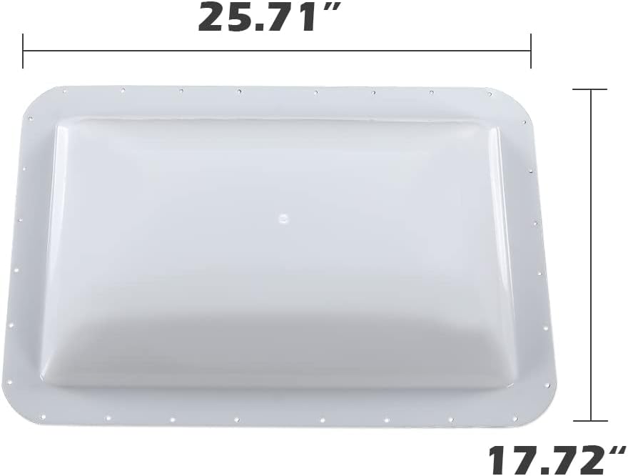 CHEDA Replacement Skylight Cover White 14" X 22" Compatible with RV Skylight Camper Skylight Food Truck Skylight