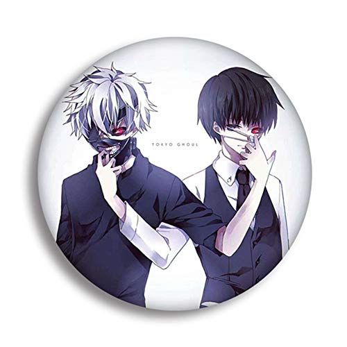WerNerk Anime Tokyo Ghoul Cosplay Badge Cartoon Brooch Pins Collection Bags Button Badges for Backpacks(H02)