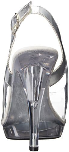 Ellie Shoes Women's 521-spring-w Heeled Sandal, Clear, 9 D US | Image 2