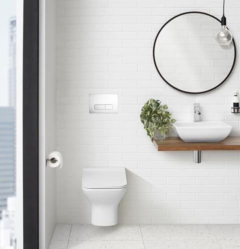Swiss Madison Well Made Forever SM-25-WCCTM16CH Actuadores de Pared para Sanitarios, SM-KS246-G, Plata miniatura 3