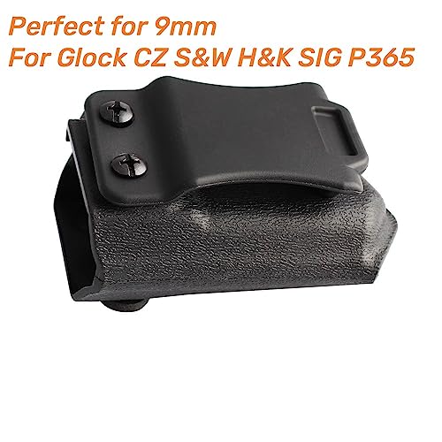 Táctico IWB/OWB 9mm/.40 Cargador de Doble Pila para G1ock CZ S&W H&K Sig P365 Pistola mag Magazine Case Airsoft Hunting Gear