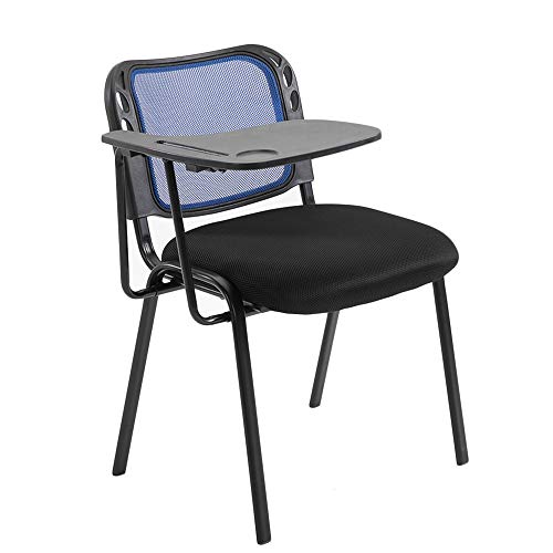 Silla de Oficina multifunción con Respaldo para Tableta, Silla de Entrenamiento para Estudiantes, Personal Escolar, Silla de Conferencia con rotación Plegable (Estilo C 1) (Estilo E 2)