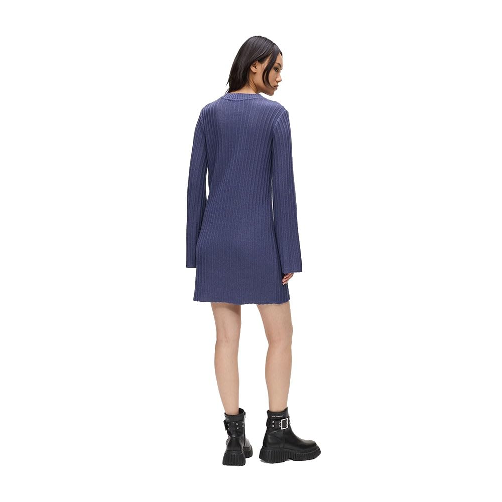 Karl Lagerfeld Jeans Damen Plisse Knit Dress