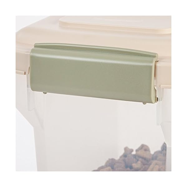 IRIS-Premium-Airtight-Pet-Food-Storage-Container-125-Pounds-Almond 12.5-Pounds Dog Food Storage