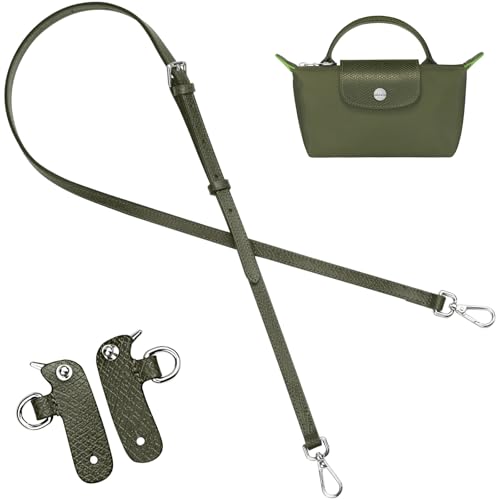 Image of Jiesinlov Leather Bag Shoulder Strap Replacement Crossbody Adjustable Conversion Kit Fit for Mini Pouch