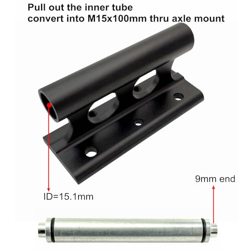 Bloc de fourche vélo avec fixation stable pour lit de camion