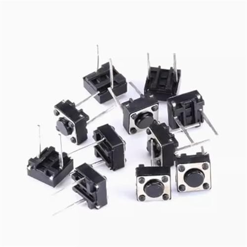 Interrupteur tactile momentané 6x6 bouton poussoir de micro-contact pour réparation circuit imprimé