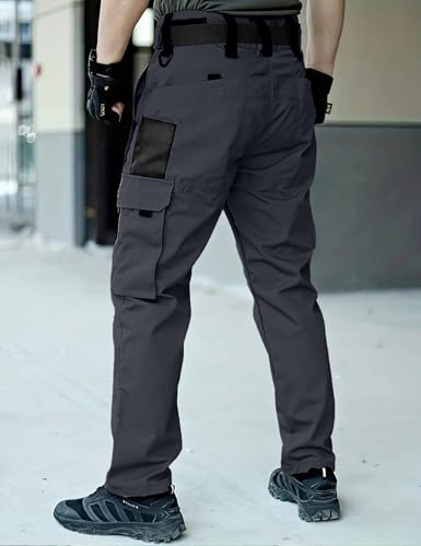 Men's Hiking Tactical Pants Lightweight Work Cargo Pants Waterproof Outdoor Trousers Pants for Men3