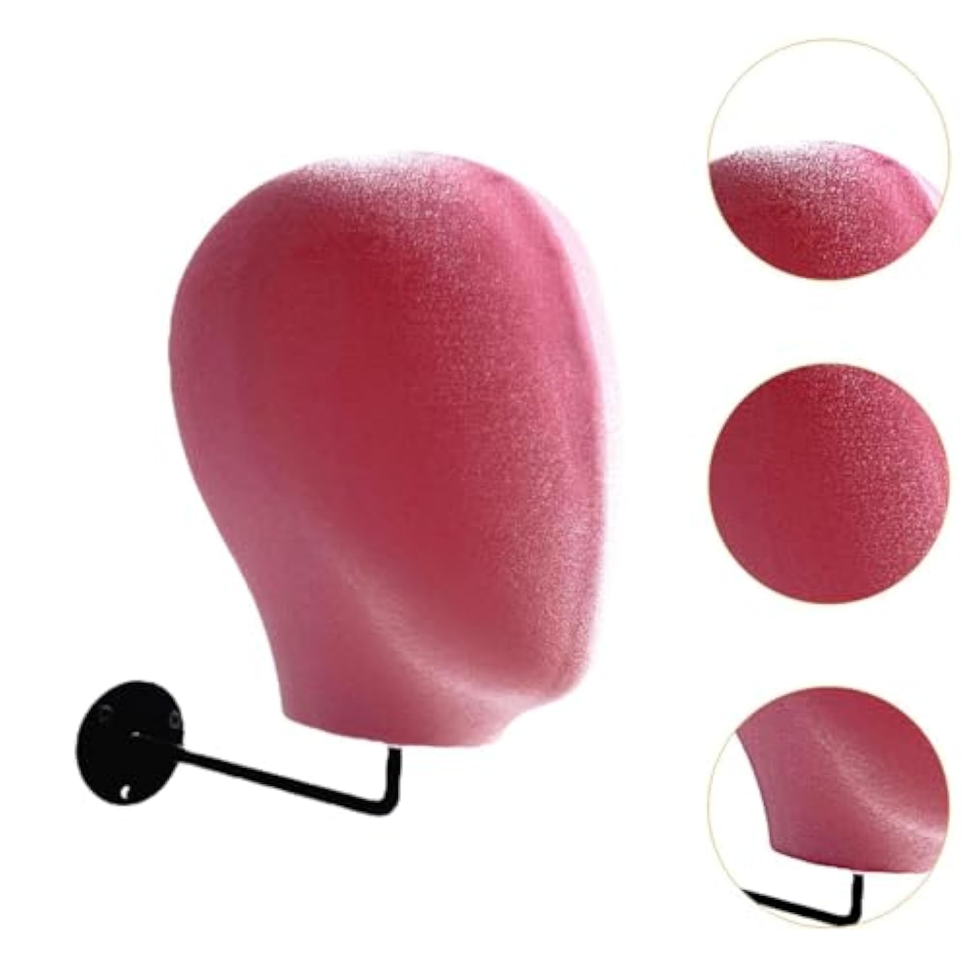 Mannequin Head Wall Mount Hairpiece Display Model