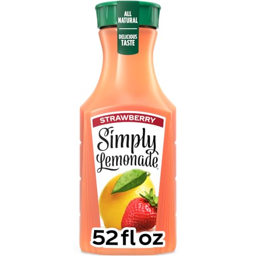 Simply Lemonade with Strawberry, 52 Fl Oz Bottle