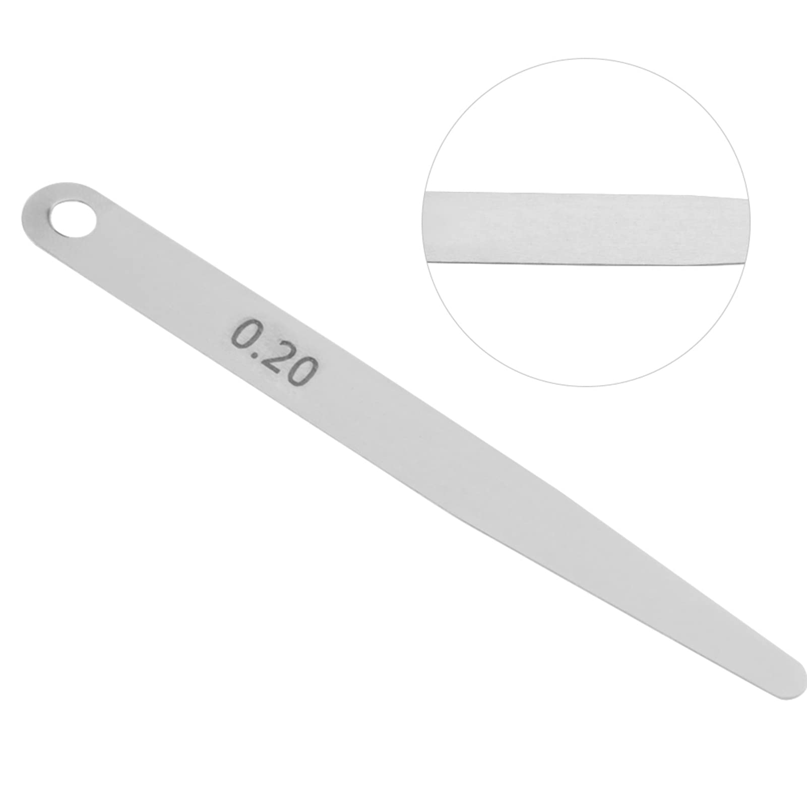 5pcs 0.2/0.3 Less Steel Feeler Ruler Welding Inspection Tool, Multifunctional Accessory For Home Use (0.2)