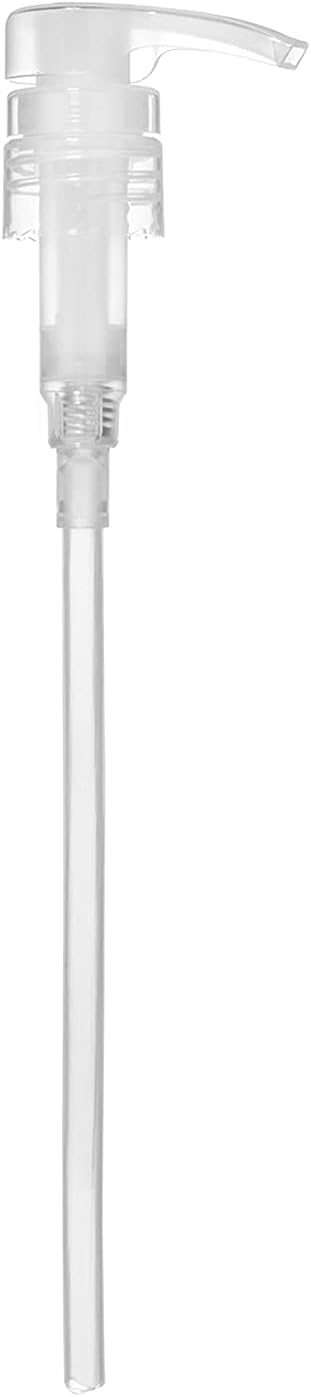 Bar5F Shampoo/Conditioner Dispenser Pump for 1 Liter (33.8 Ounce) Bottles, Neck Size: 28 mm/1"-Inch, Adjustable Height, Natural (clear) (Pack of 1)