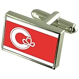 Flagge Manschettenknöpfe personalisierte Fall