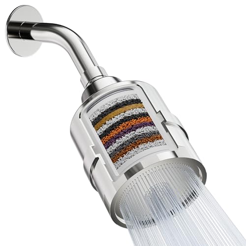 Mist Shower Filter Head with Softening and Chlorine Removal