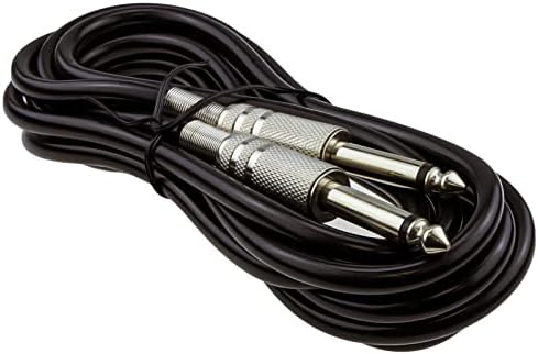 kenable 6.35mm 1/4 inch Jack Mono SPEAKER Cable Guitar Amp Head Cabinet Lead 3m [3 metres]