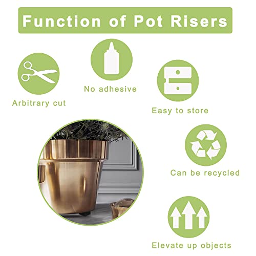 Vensovo 1 Inch Pot Feet For Outdoor Planters thumb #3
