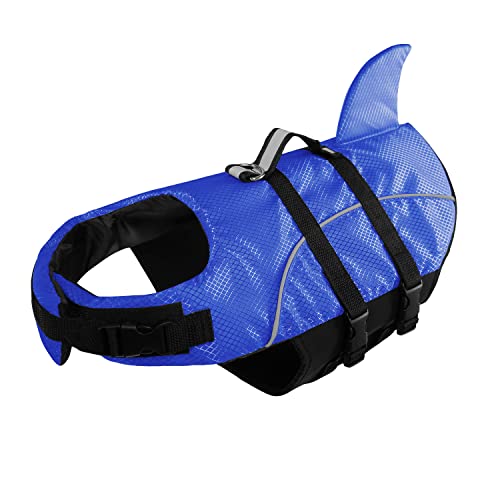 Queenmore Ripstop Dog Life Jacket Shark Life Vest for Small/Medium Breeds by Queenmore - Used condition - Image 7