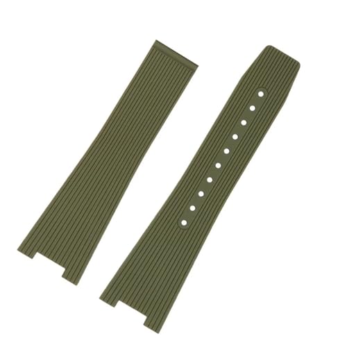 [����[�ł�] �V���R�����E�H�b�`�X�g���b�v�ABell & Ross INSTRUEMENTS�V���[�Y BRX5R BR05 BR-05 ���o�[�u���X���b�g BR �X�|�[�c�E�H�b�`�o���h 25*12mm�Ή�(Green-no buckle)