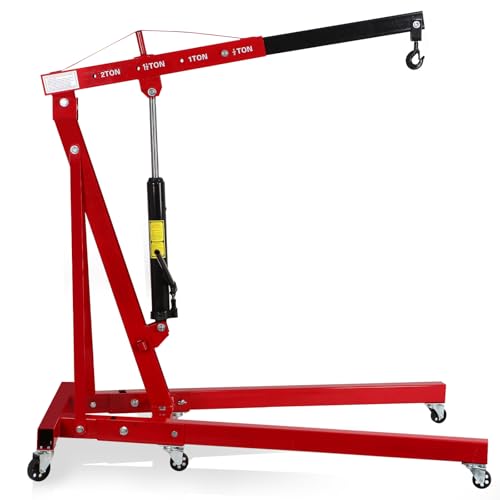 Engine Hoist 2 Ton Cherry Picker Engine Hoist Folding Hydraulic Engine Lift (2T-B)