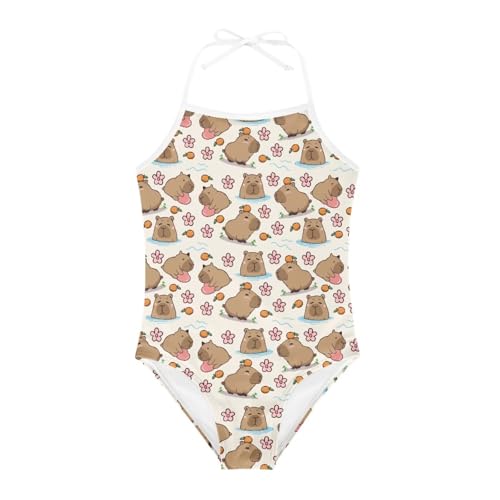 Image of ELEQIN Swimwear Swimsuit One Piece Girls Bathing Suit Animal Pattern 1-10 Years