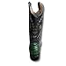 GadwallAR Men's Exotic Pattern Western Cowboy Square Toe Boots in Leather-Alex Series Pull-on in Caiman & Python Styling bota de vaquero para hombre Caiman Neck Olive Trail 9 Medium