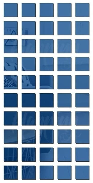 HAPPINY 50 Chips Square Blue (Each Square Size 3 cm), Acrylic Mirror Stickers for Wall, 3D Acrylic Stickers, Acrylic Mirror Wall Decor Sticker, Wall Mirror Stickers, Self adhesive mirror sticker, Acrylic Stickers, Acrylic Wall Stickers, Wall Stickers for Hall Room, Bed Room, Kitchen, Kids Room, Home & offices.