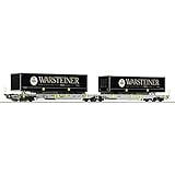 Doppeltaschen-Gelenkwagen T2000 + Warsteiner Trailer